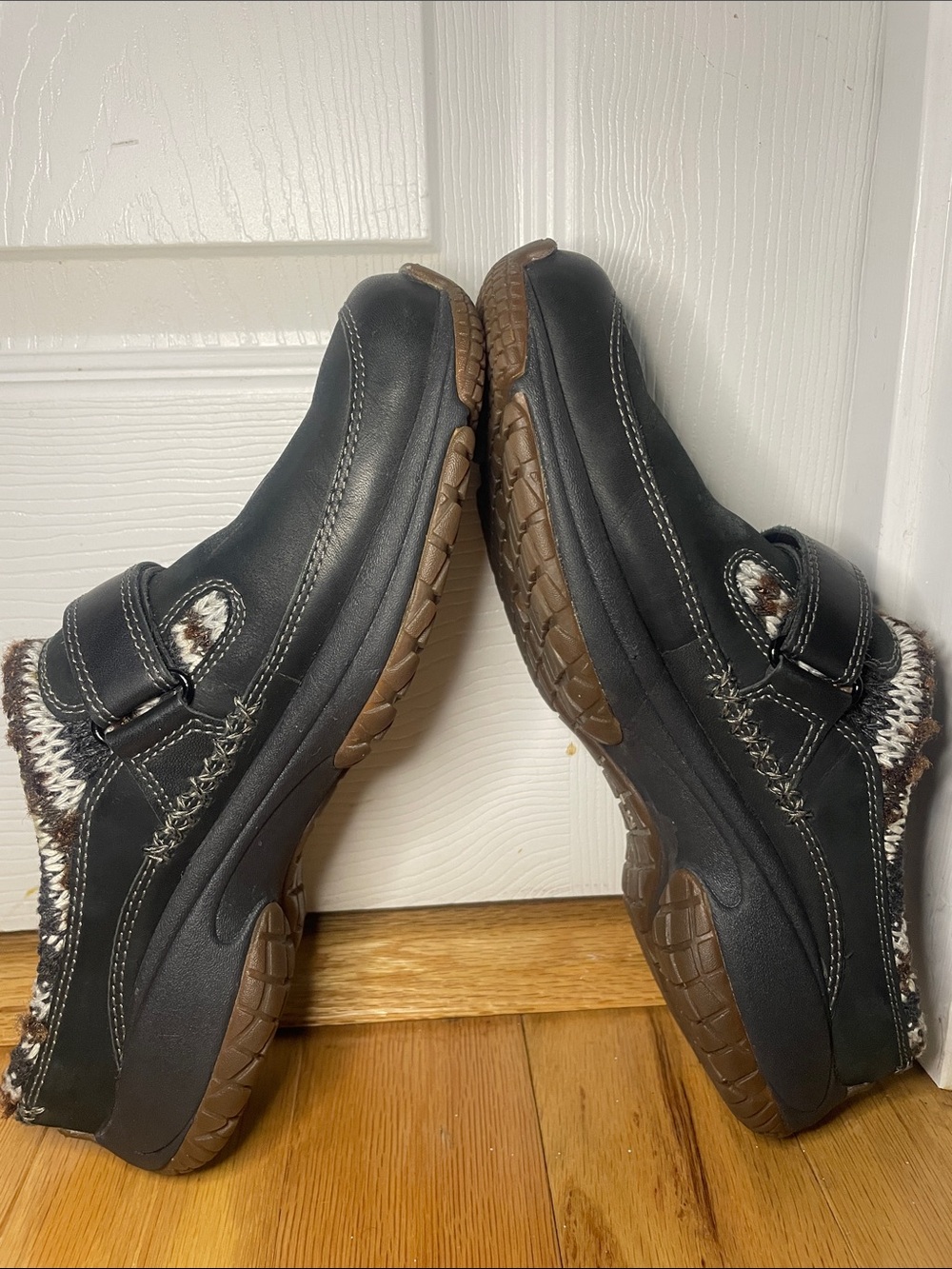 Merrell Encore Scoop Black leather Clog Womens Size 8